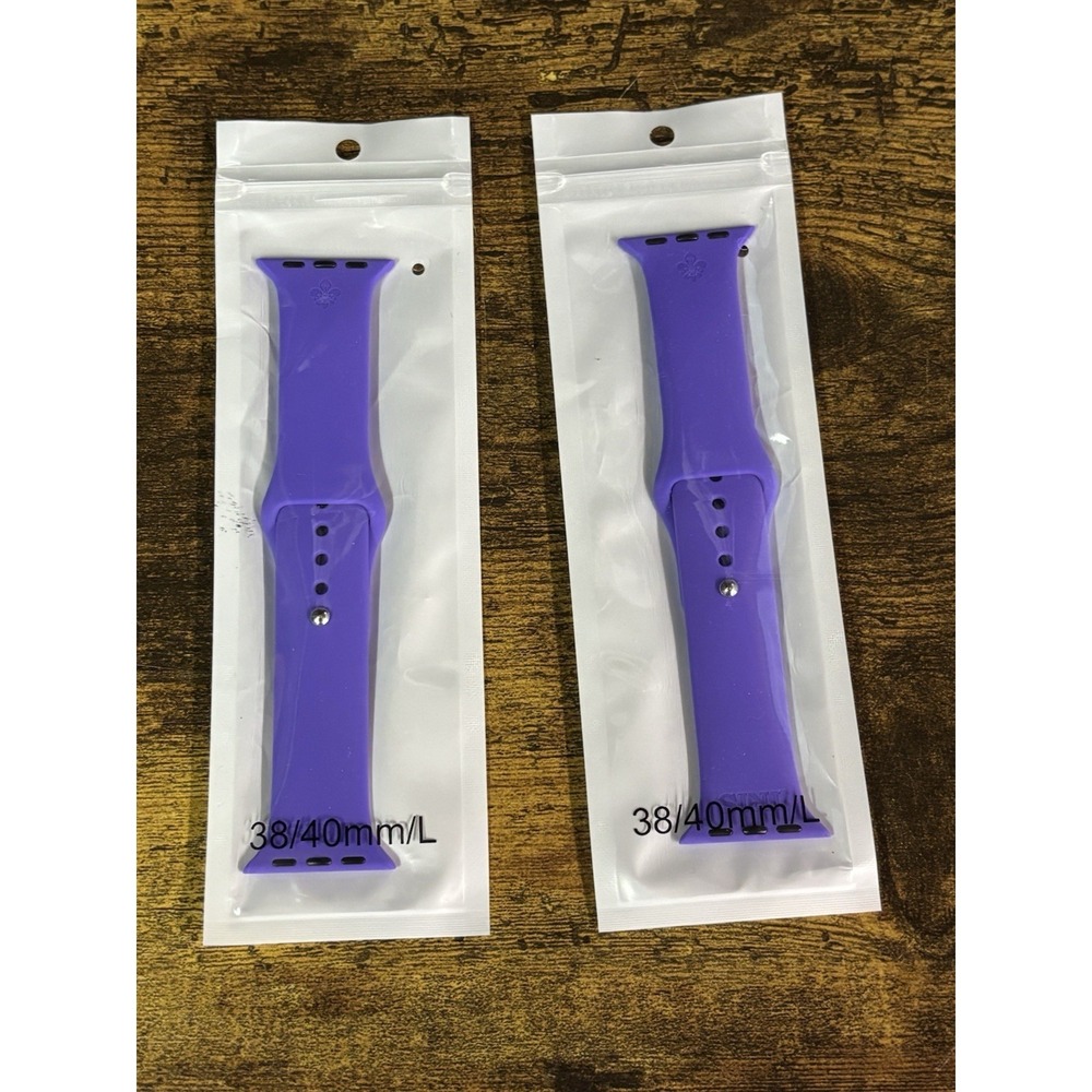Set Of Two Apple‎ Watch Bands Purple 38/40